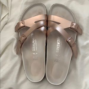 Yao hex Birkenstock sandals